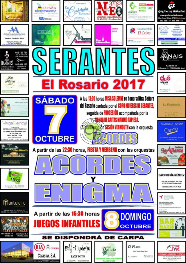 Fiestas del Rosario 2017 en Serantes