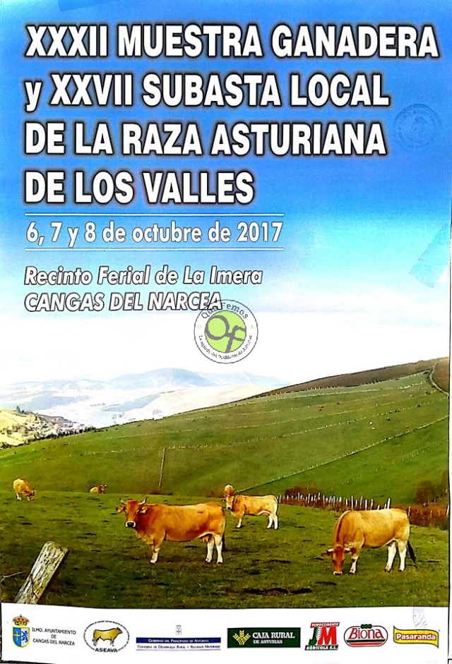 XXXII Muestra Ganadera y XXVII Subasta Local de la Raza Asturiana de los Valles