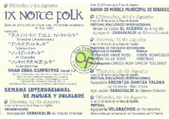 Semana Internacional de Música y Folklore de El Franco 2010