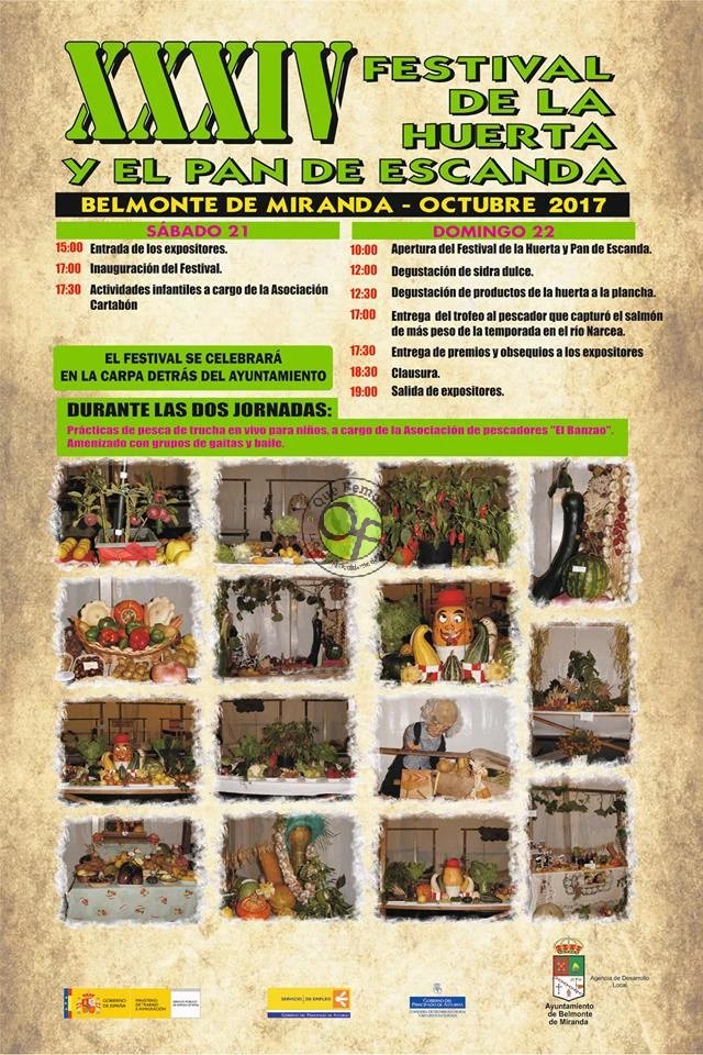 XXXIV Festival de la Huerta y el Pan de Escanda 2017 en Belmonte de Miranda