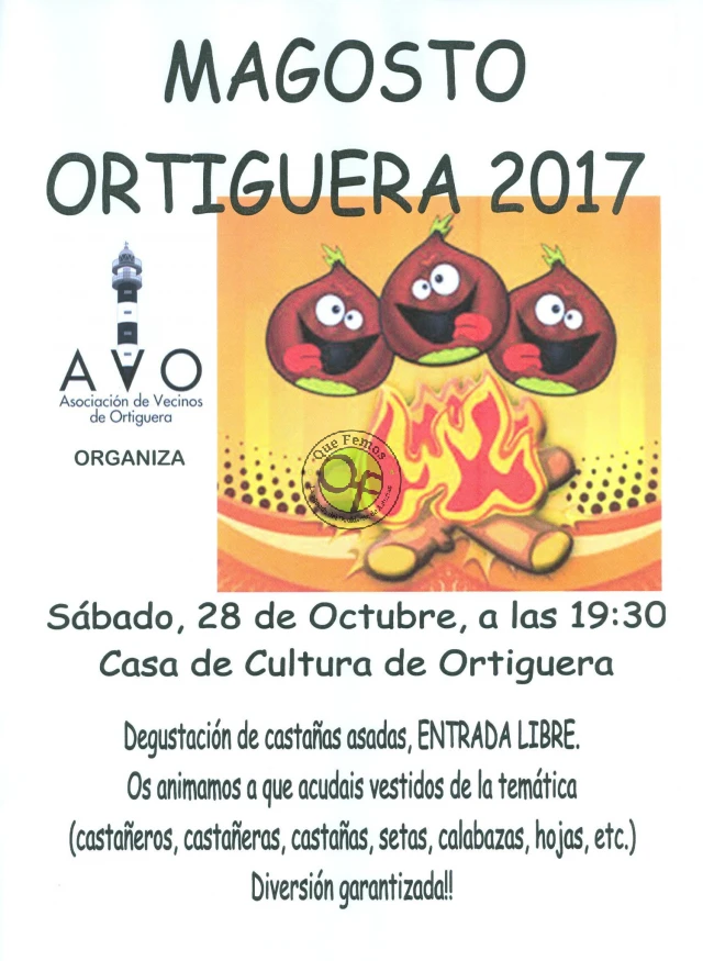 Magosto 2017 en Ortiguera