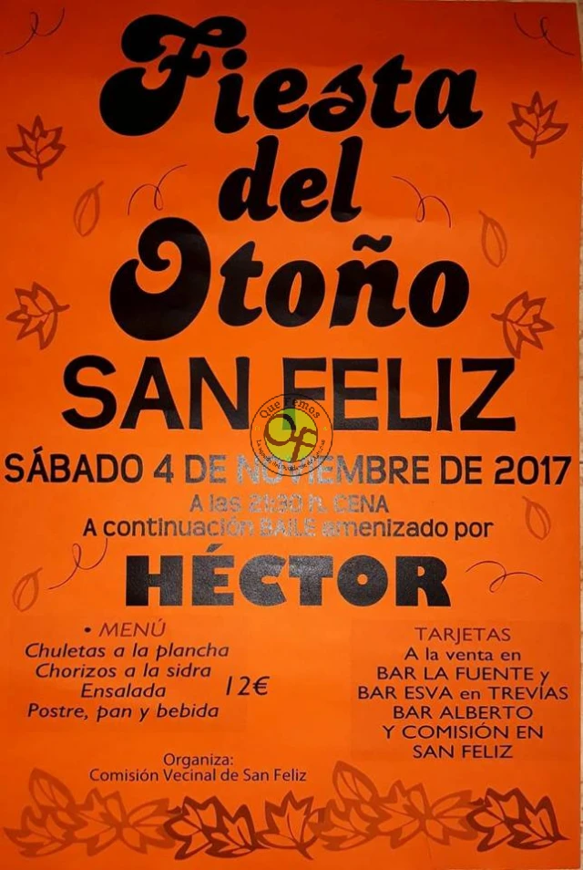 Fiesta del Otoño 2017 en San Feliz