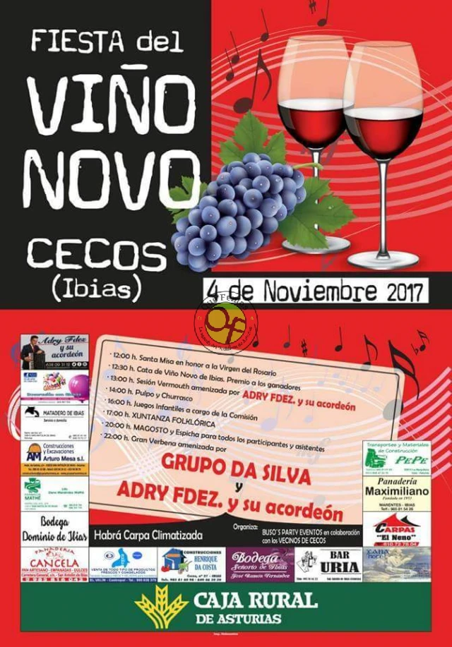 Fiesta del Viño Novo en Cecos 2017