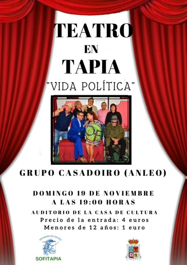 Teatro en Tapia con el Grupo Casadoiro