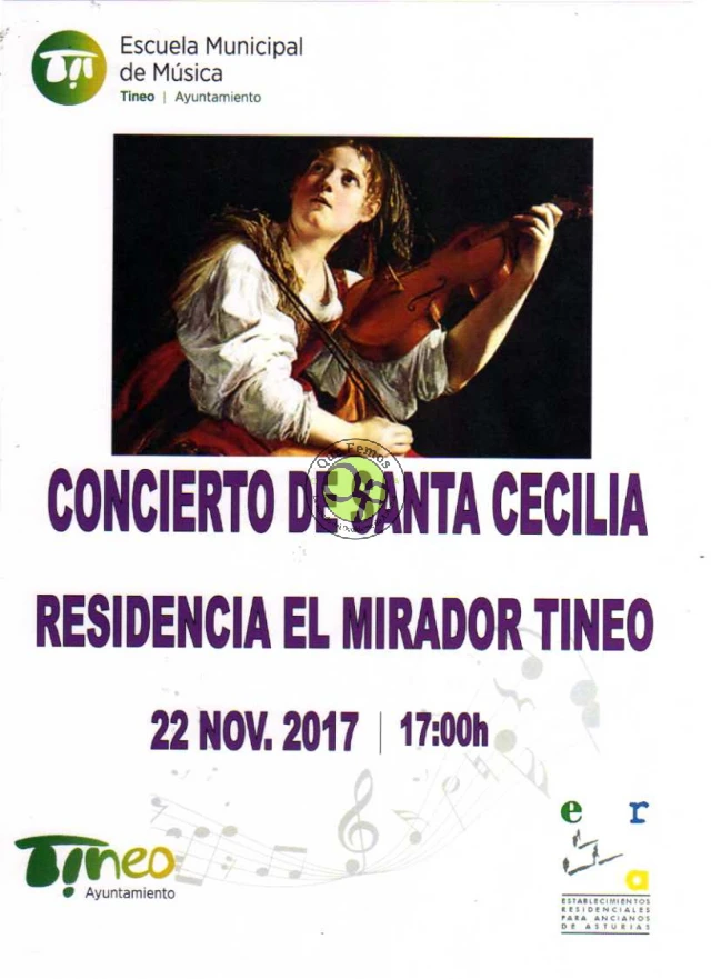 Concierto de Santa Cecilia 2017 en Tineo