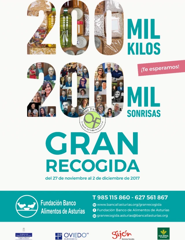 Campaña de Recogida de Alimentos 2017 en Villanueva de Oscos