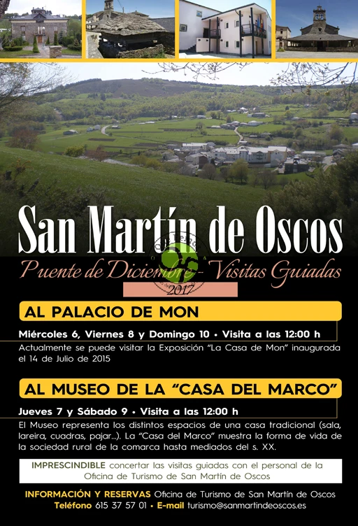 Visitas guiadas en San Martín de Oscos: Puente de Diciembre 2017