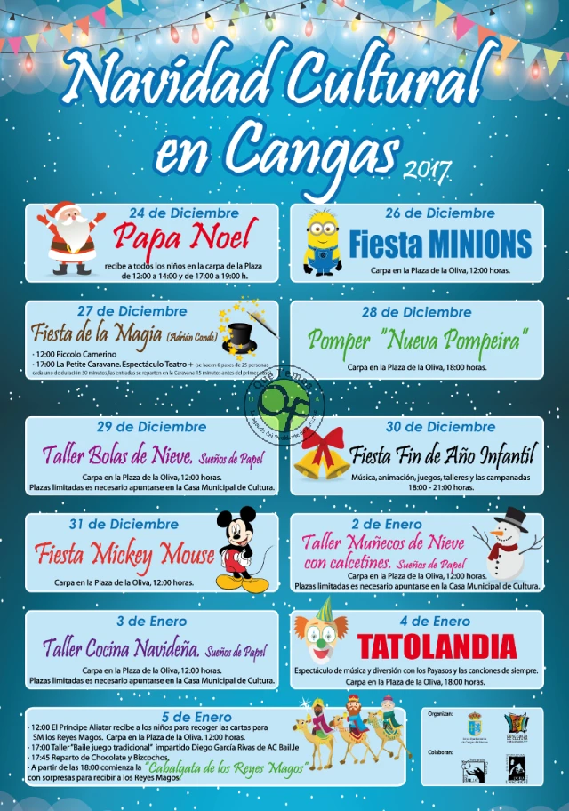 Navidad Cultural 2017/2018 en Cangas del Narcea
