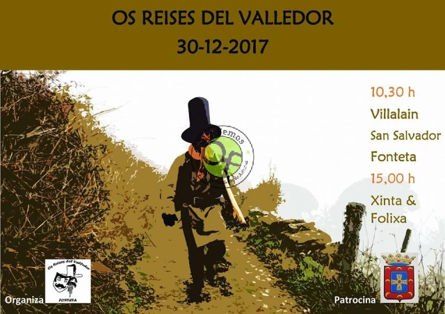 Os Reises del Valledor salen a despedir el 2017