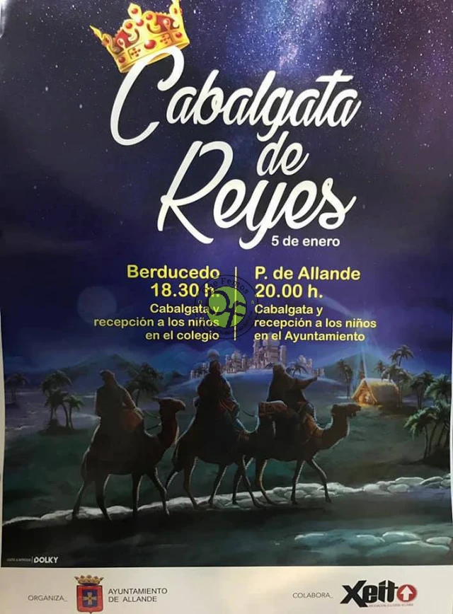 Cabalgata de los Reyes Magos 2018 en Berducedo y Allande