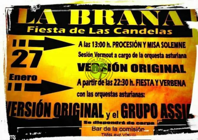Fiesta de Las Candelas 2018 en La Braña