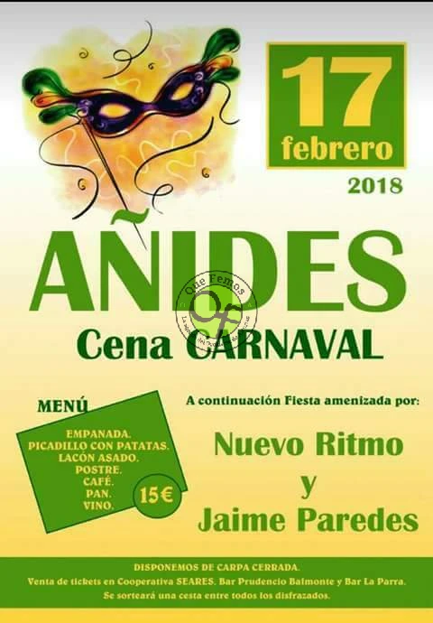 Cena de Carnaval 2018 en Añides