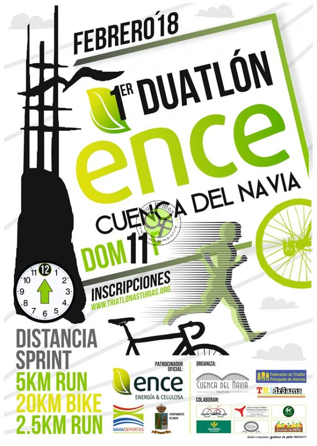 I Duatlón ENCE Cuenca del Navia 2018