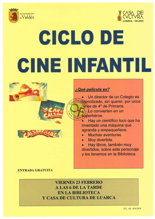 Ciclo de cine infantil en Luarca