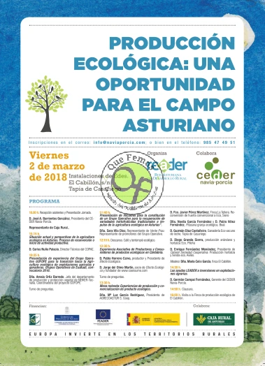 Jornada sobre Producción ecológica: Una oportunidad para el campo asturiano