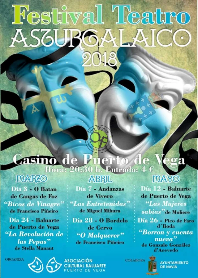 El Festival de Teatro Asturgalaico 2018, protagoniza el calendario cultural de Puerto de Vega