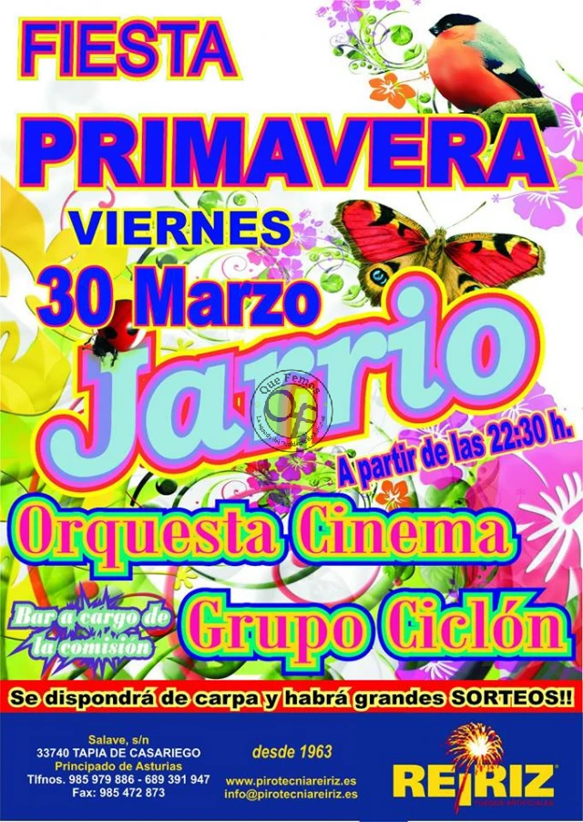 Fiesta de la Primavera 2018 en Jarrio (CANCELADO)