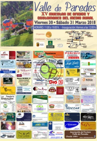 XV Muestra de oficios y costumbres del medio rural en el Valle de Paredes 2018