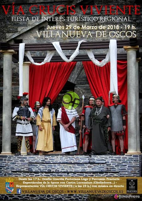 Vía Crucis Viviente en Villanueva de Oscos: Semana Santa 2018