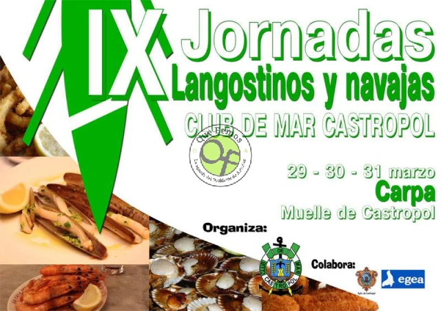 IX Jornadas de Langostinos y Navajas del Club de Mar de Castropol 2018