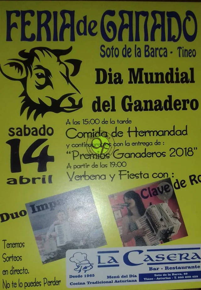 Feria de Ganado y Día Mundial del Ganadero 2018 en Soto de la Barca
