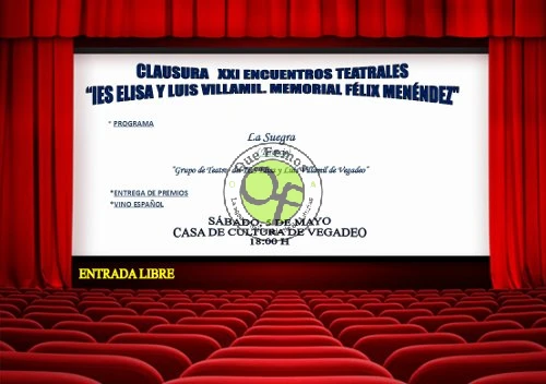 Acto de clausura de los XXI Encuentros Teatrales IES Elisa y Luis Villamil-Memorial Félix Menéndez 2018