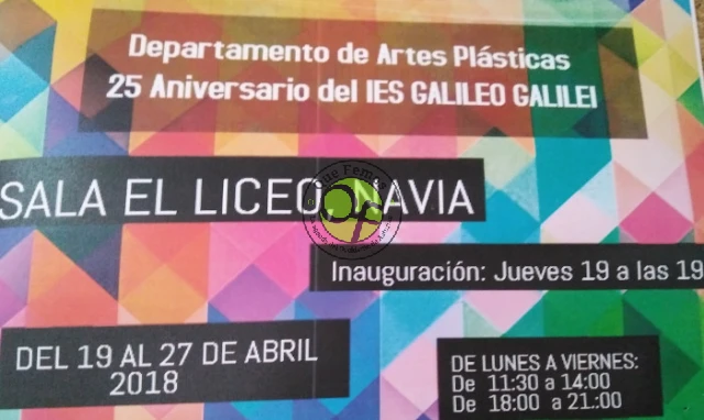 Exposición 25 aniversario del IES Galileo Galilei de Navia