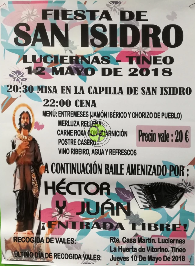 Fiesta de San Isidro 2018 en Luciernas