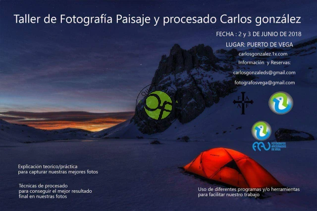 Taller de fotografía paisaje y procesado en Puerto de Vega (ANULADO)