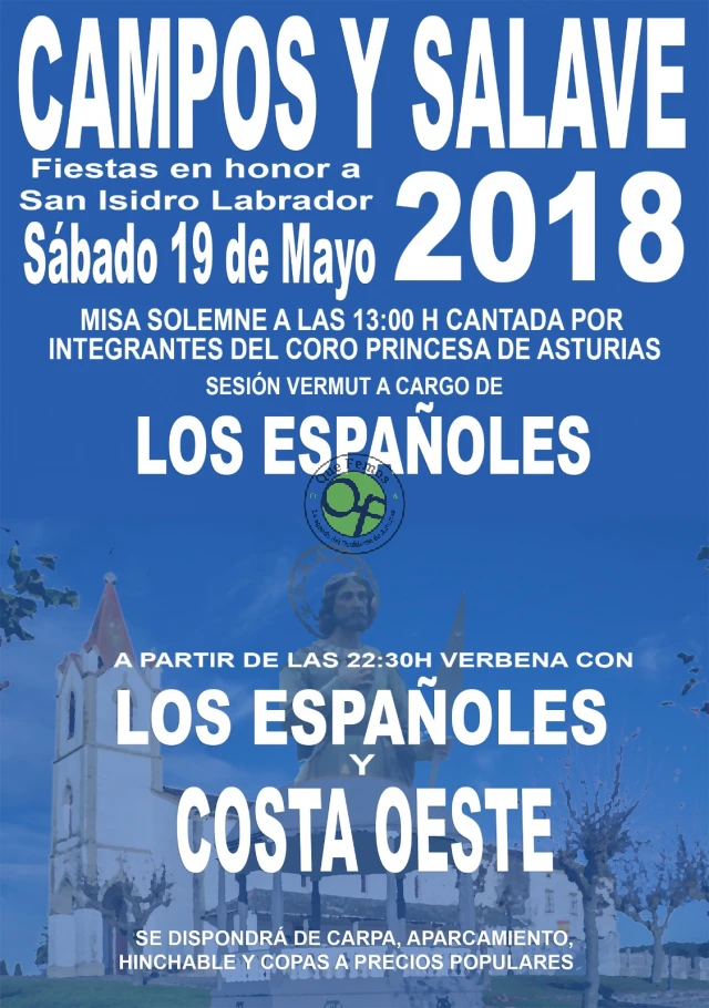 Fiestas de San Isidro Labrador 2018 en Campos y Salave