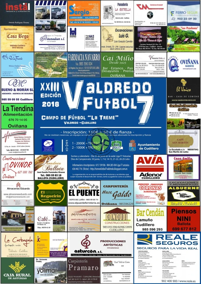 XXIII edición del Fútbol 7 Valdredo 2018