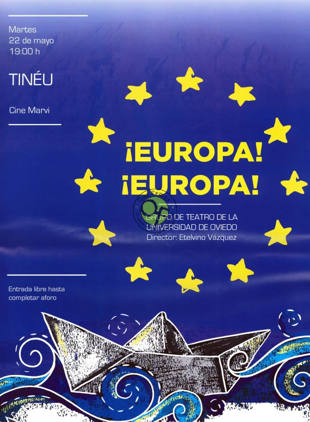 El Grupo de Teatro de la Universidad de Oviedo representa  “¡Europa! ¡Europa!” en Tineo