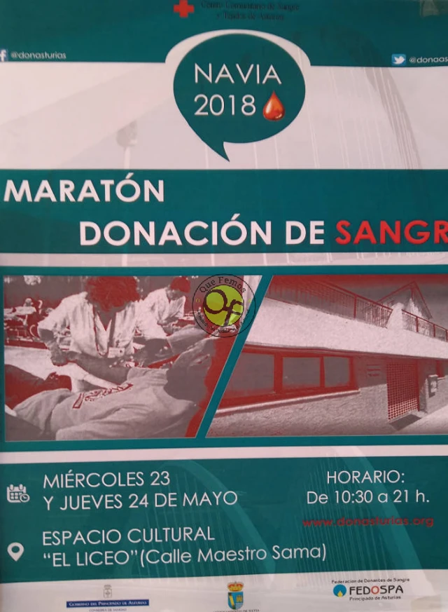 Maratón de Donación de Sangre en Navia