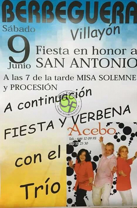 Fiesta de San Antonio 2018 en Berbeguera