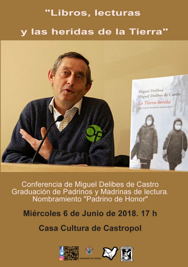 Conferencia de Miguel Delibes de Castro en Castropol