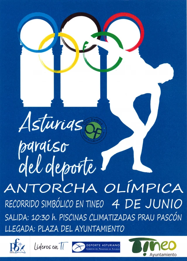 La Antorcha Olímpica de Atenas 2004 brillará en Tineo