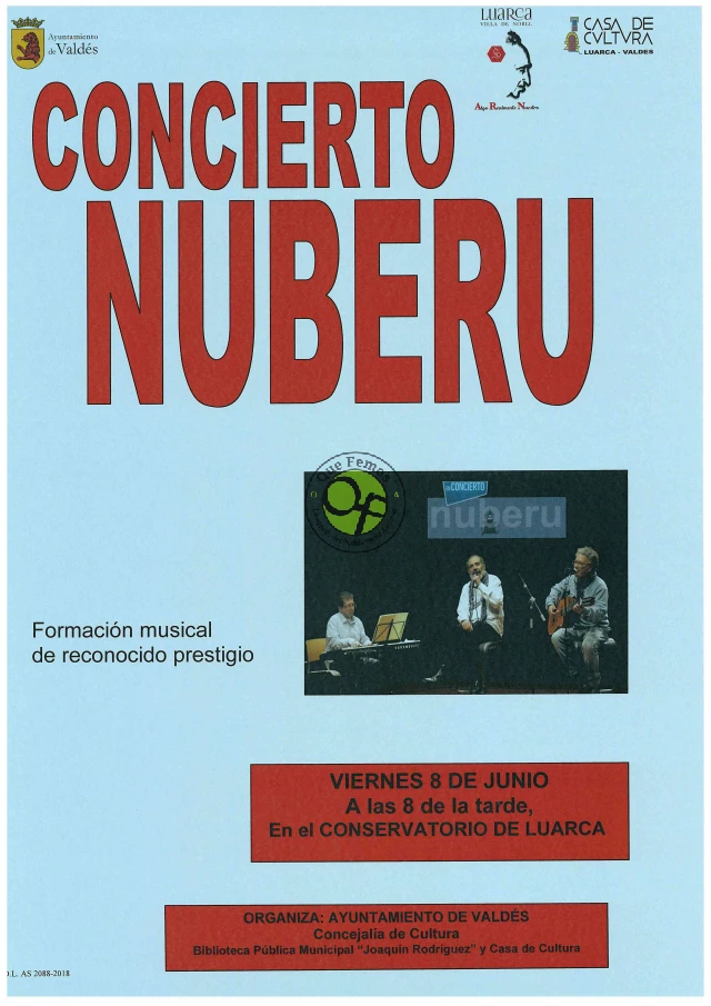 Concierto de Nuberu en Luarca