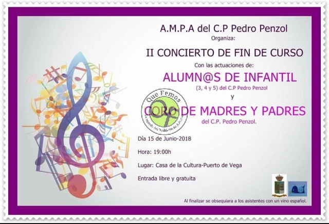 II Concierto de Fin de Curso del colegio Pedro Penzol