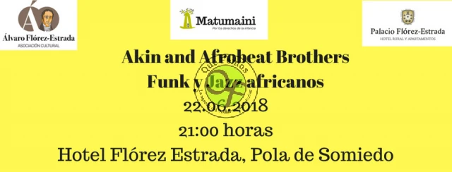 La música africana de Akin and Afrobeat Brothers resonará en el Hotel Flórez Estrada de Somiedo