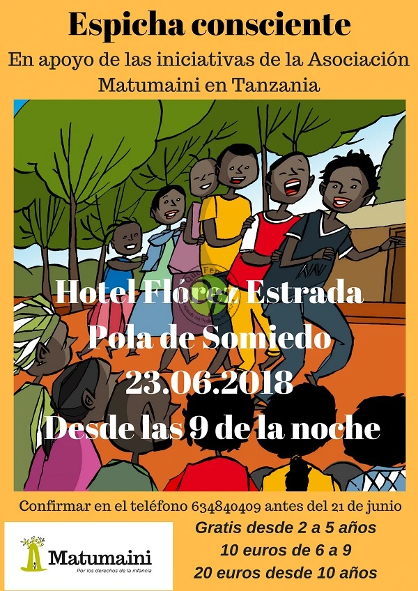 Espicha solidaria en el Hotel Flórez Estrada de Pola de Somiedo