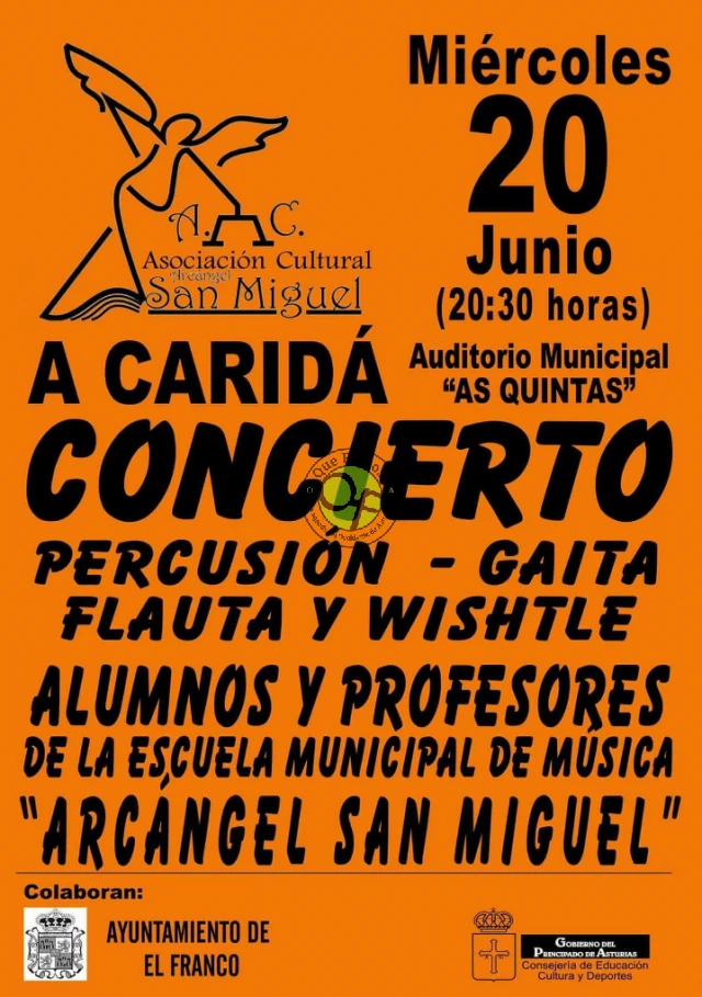 Concierto de la escuela de música Arcángel San Miguel en As Quintas