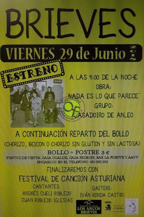Festival de la Canción Asturiana en Brieves