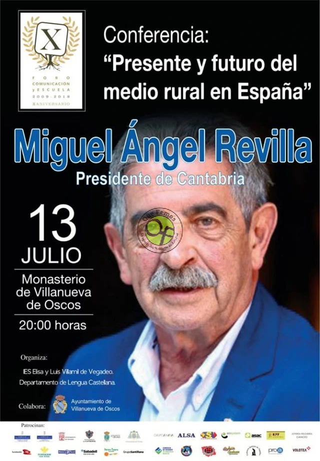 Miguel Ángel Revilla visita Villanueva de Oscos para hablar sobre el 