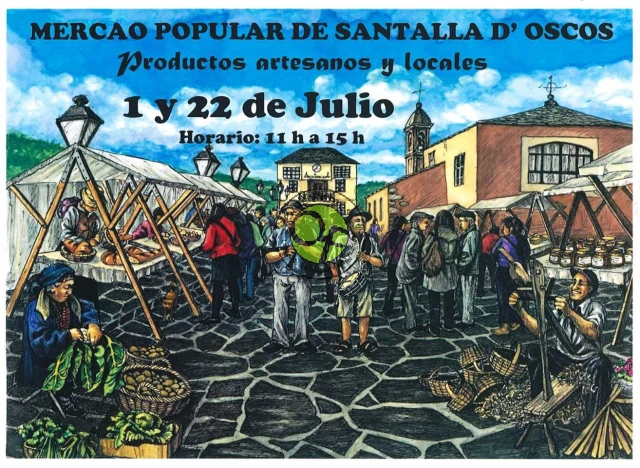 Mercao Popular de Santalla d´Oscos 2018