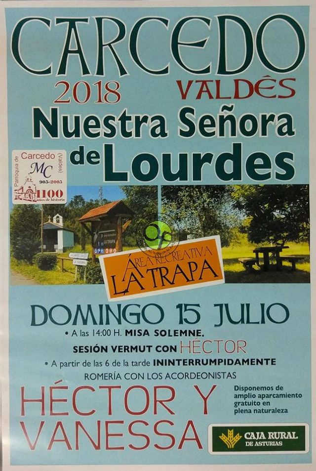 Fiesta de Nuestra Señora de Lourdes 2018 en Carcedo