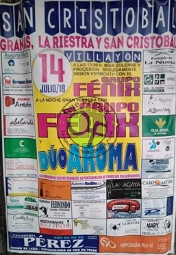 Fiesta de San Cristóbal 2018 en Granas, La Riestra y San Cristóbal