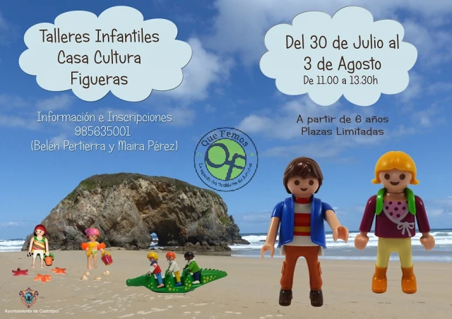 Talleres infantiles en As Figueiras: verano 2018