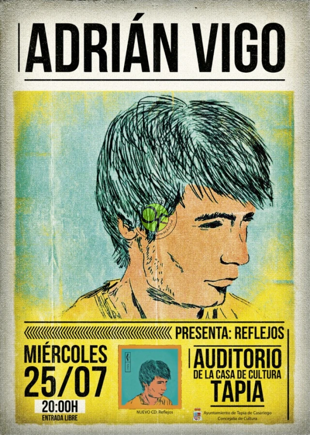 Concierto de Adrián Vigo en Tapia de Casariego