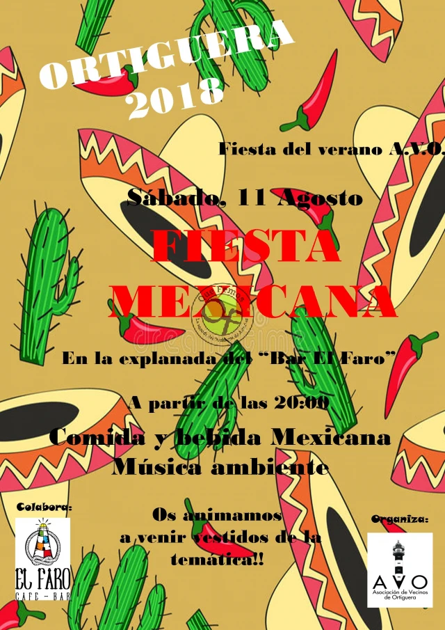Fiesta Mexicana en Ortiguera