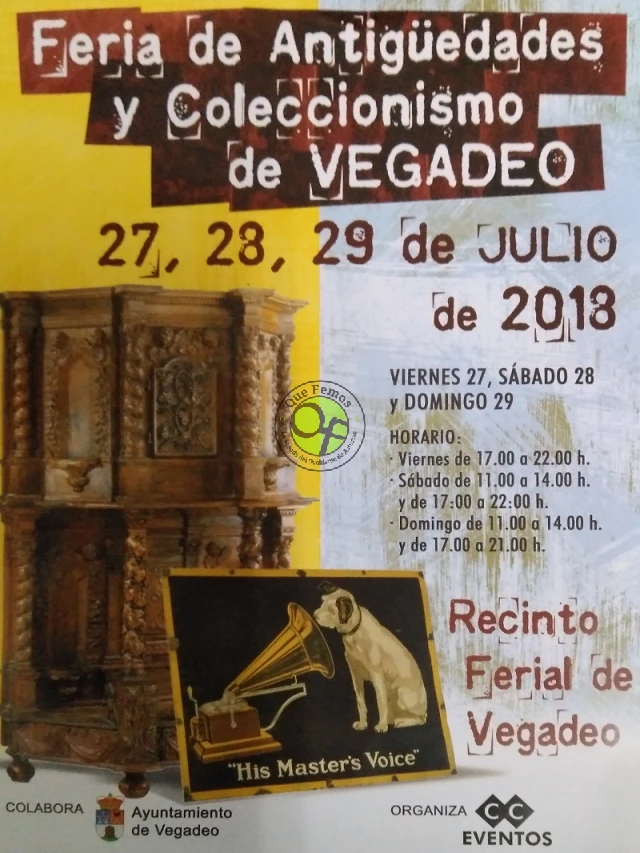 Feria de Antigüedades y Coleccionismo de Vegadeo 2018